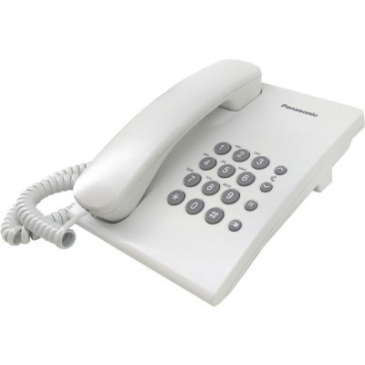 Σταθερό Ψηφιακό Τηλέφωνο Panasonic KX-TS500EXB Λευκό
